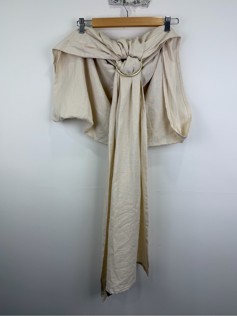 WildBird European Linen Ring Sling Sparrow Gold Ring NWOT